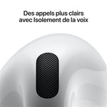 AirPods 4 avec réduction de bruit active